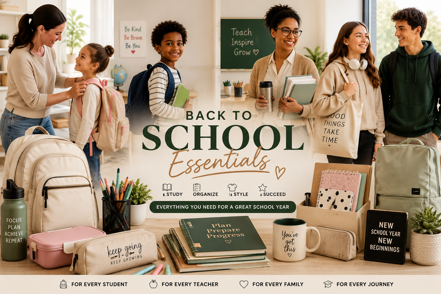 Back-to-School Essentials for Students | Noir Belle Studio