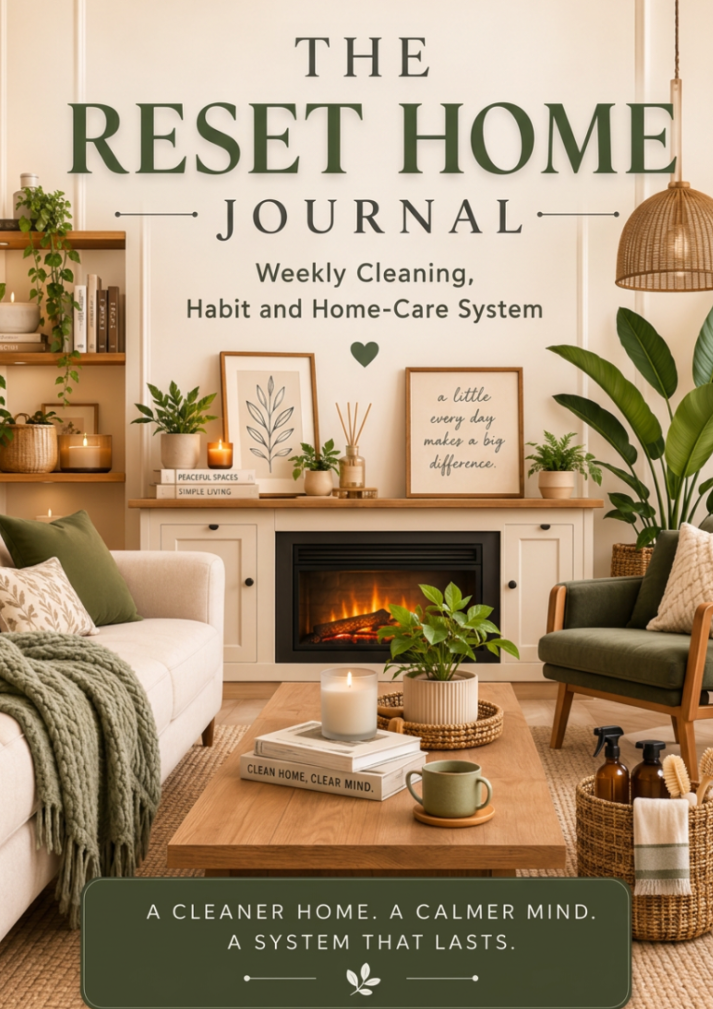 THE RESET HOME JOURNAL | Digital Cleaning & Home-Care Planner