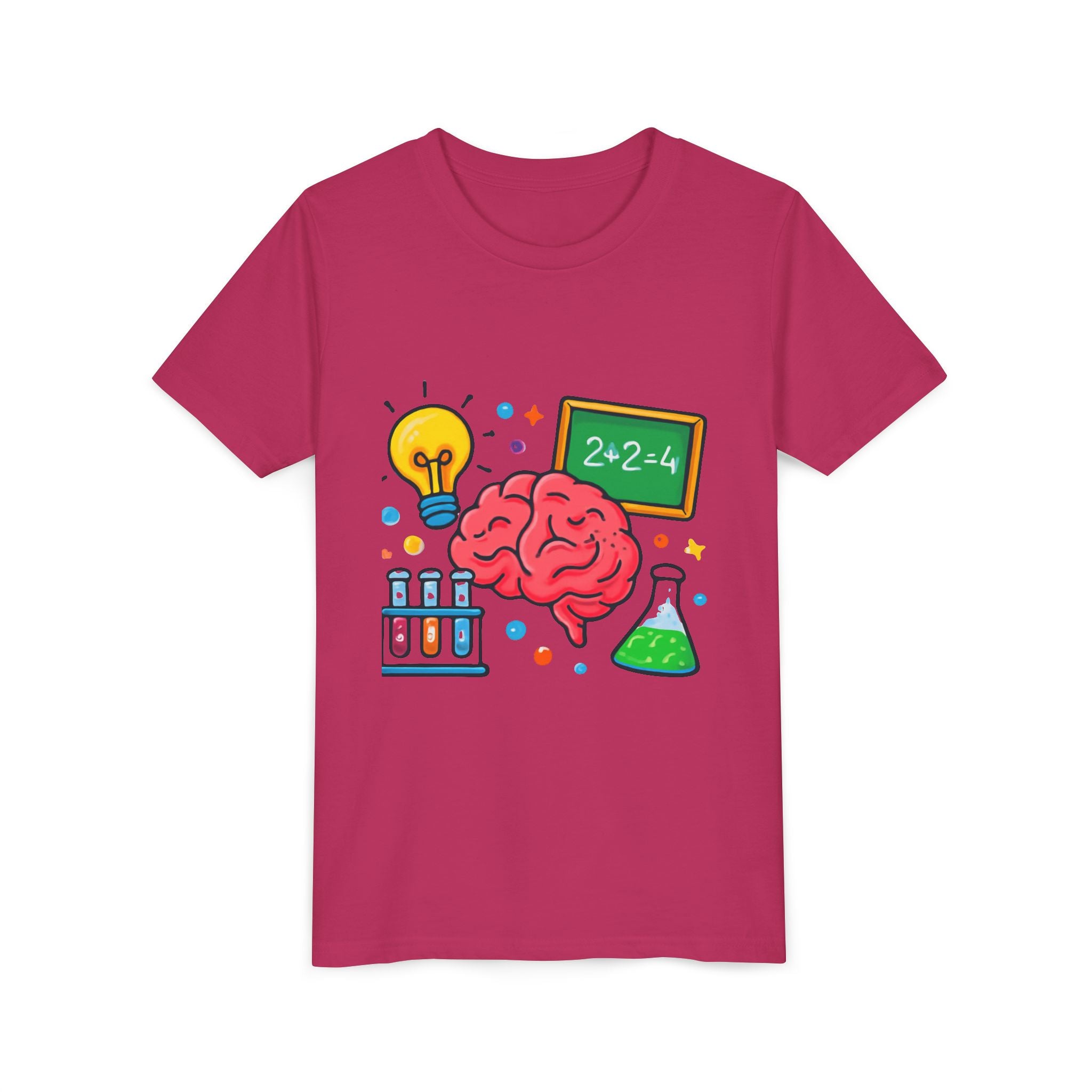 Kids Learning T-Shirt — "Great Minds Are Made From Scratch" Youth Tee