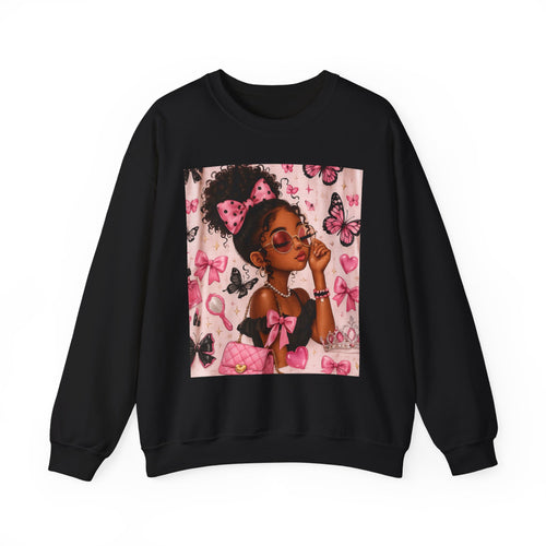 'Be That Girl' Butterfly Afro Girl Sweatshirt
