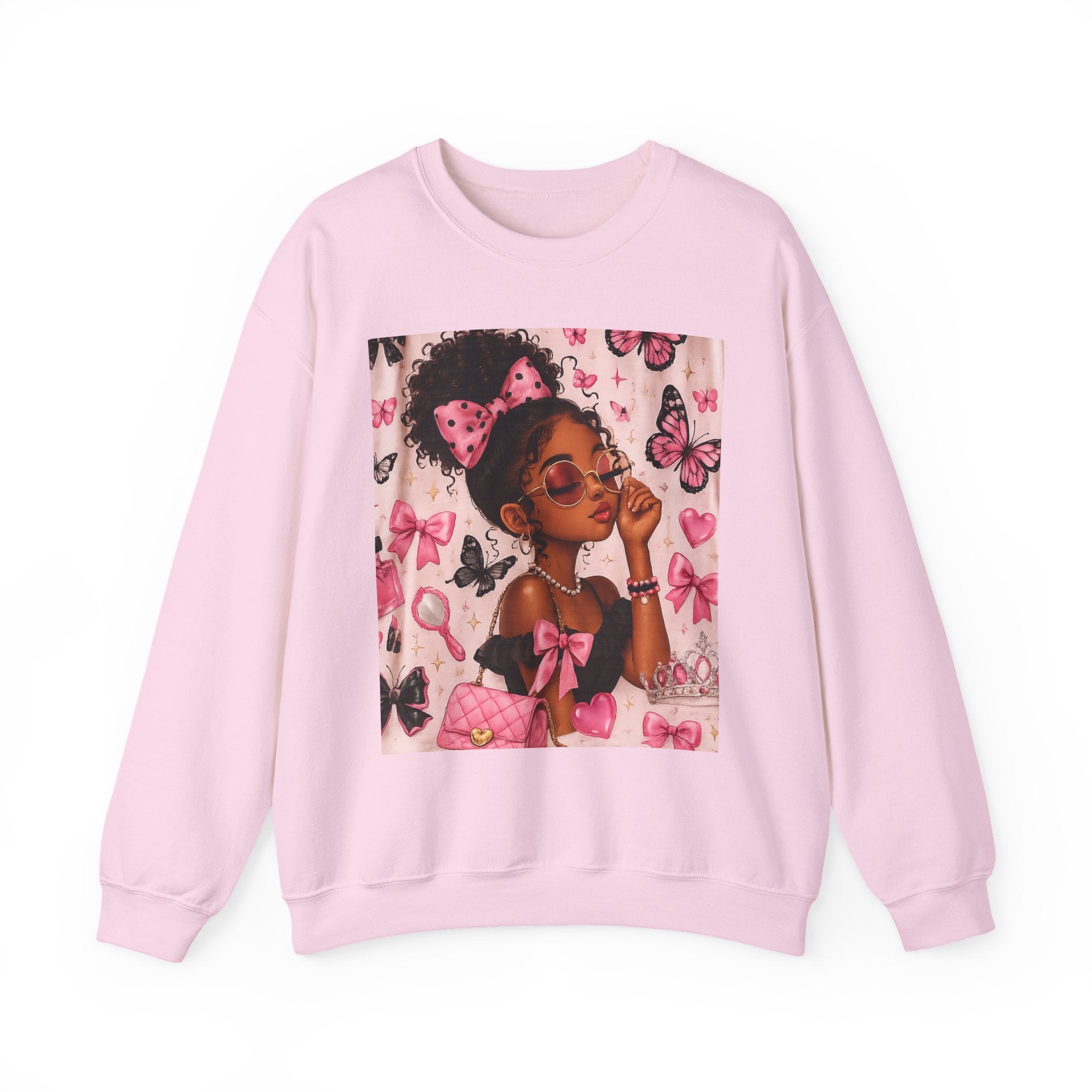 'Be That Girl' Butterfly Afro Girl Sweatshirt