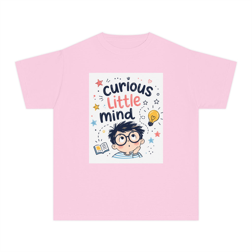 Curious Kid's Imagination Tee - Garment-Dyed Cotton Top