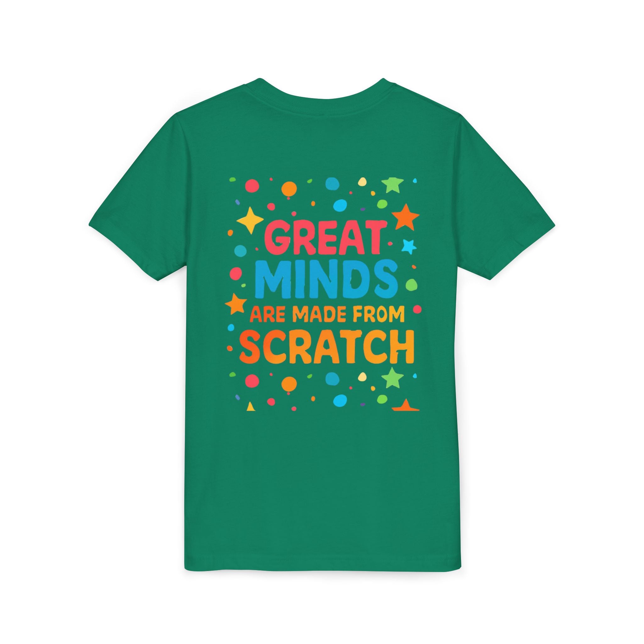 Kids Learning T-Shirt — "Great Minds Are Made From Scratch" Youth Tee