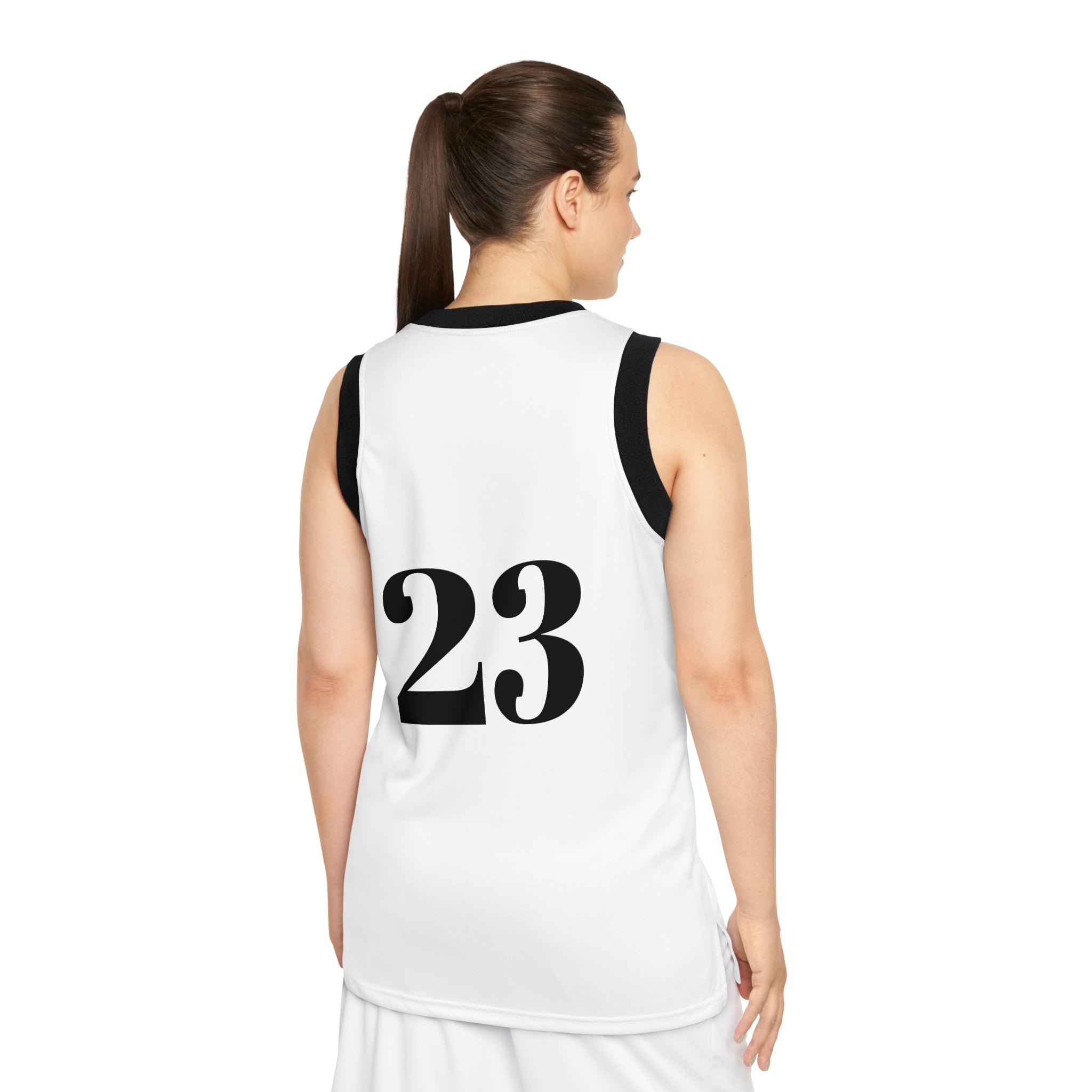 Basketball Jersey — 'Focus Everything' Graphic Tank with Number 23