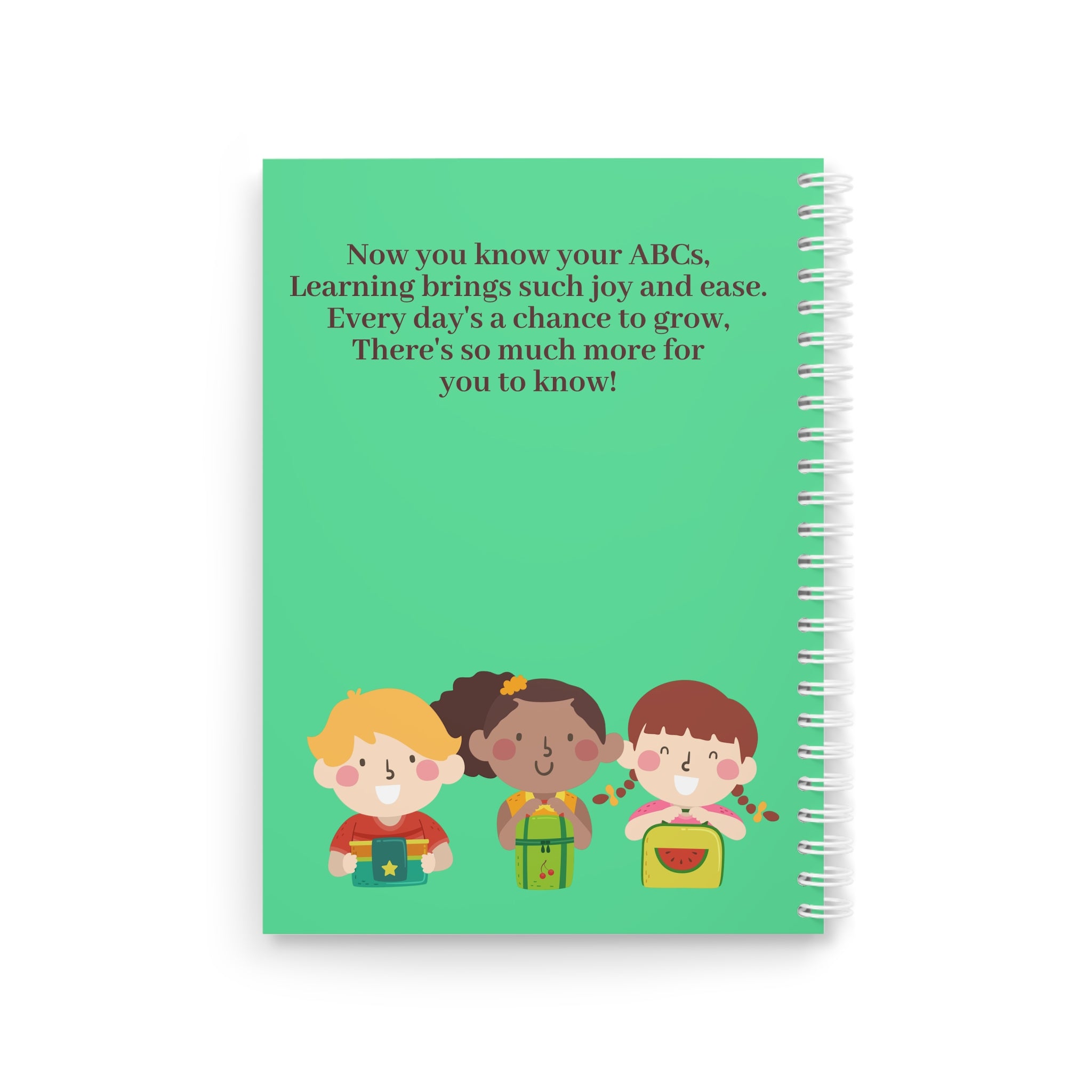 Alphabet Kids Spiral Notebook — ABC Learning Notebook for Early Readers