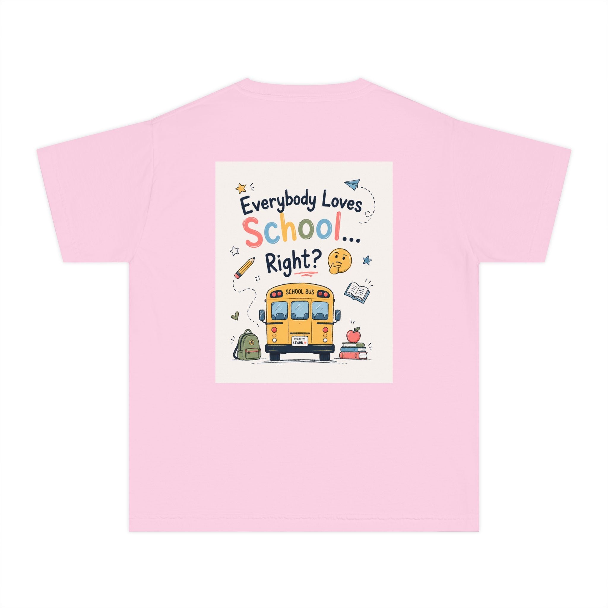 Curious Kid's Imagination Tee - Garment-Dyed Cotton Top