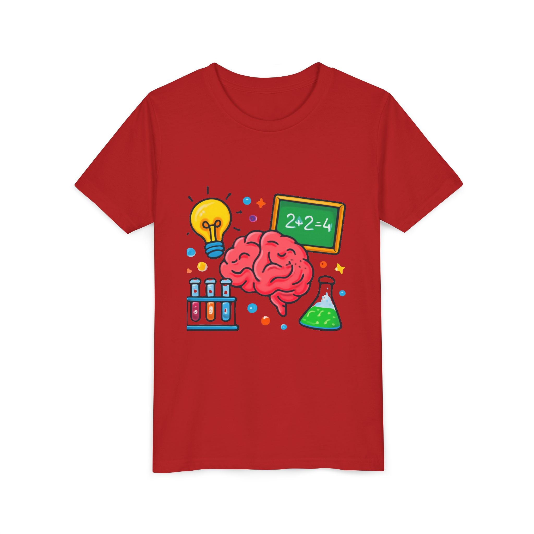 Kids Learning T-Shirt — "Great Minds Are Made From Scratch" Youth Tee