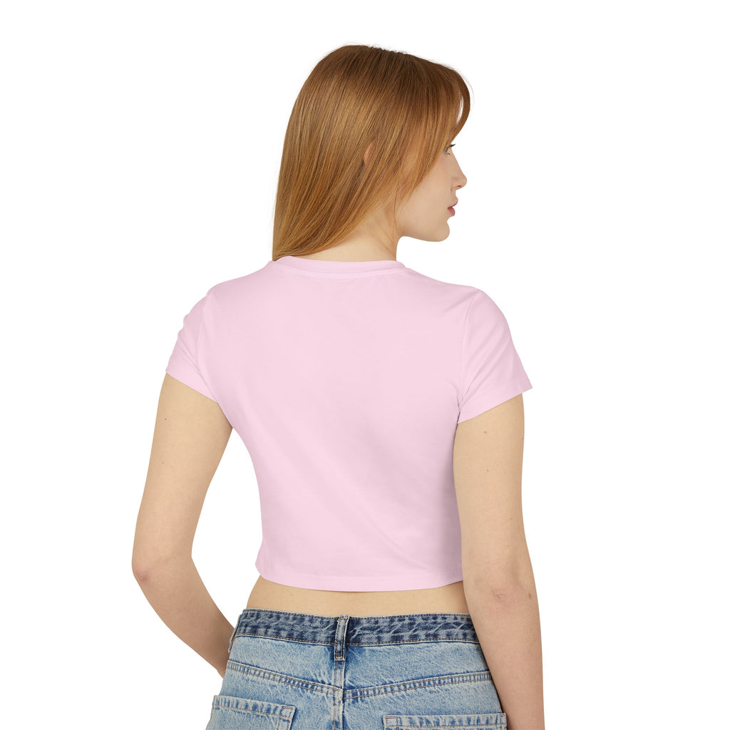 Baby Tee — "You Are Perfect" Minimal Line Art Crop Top