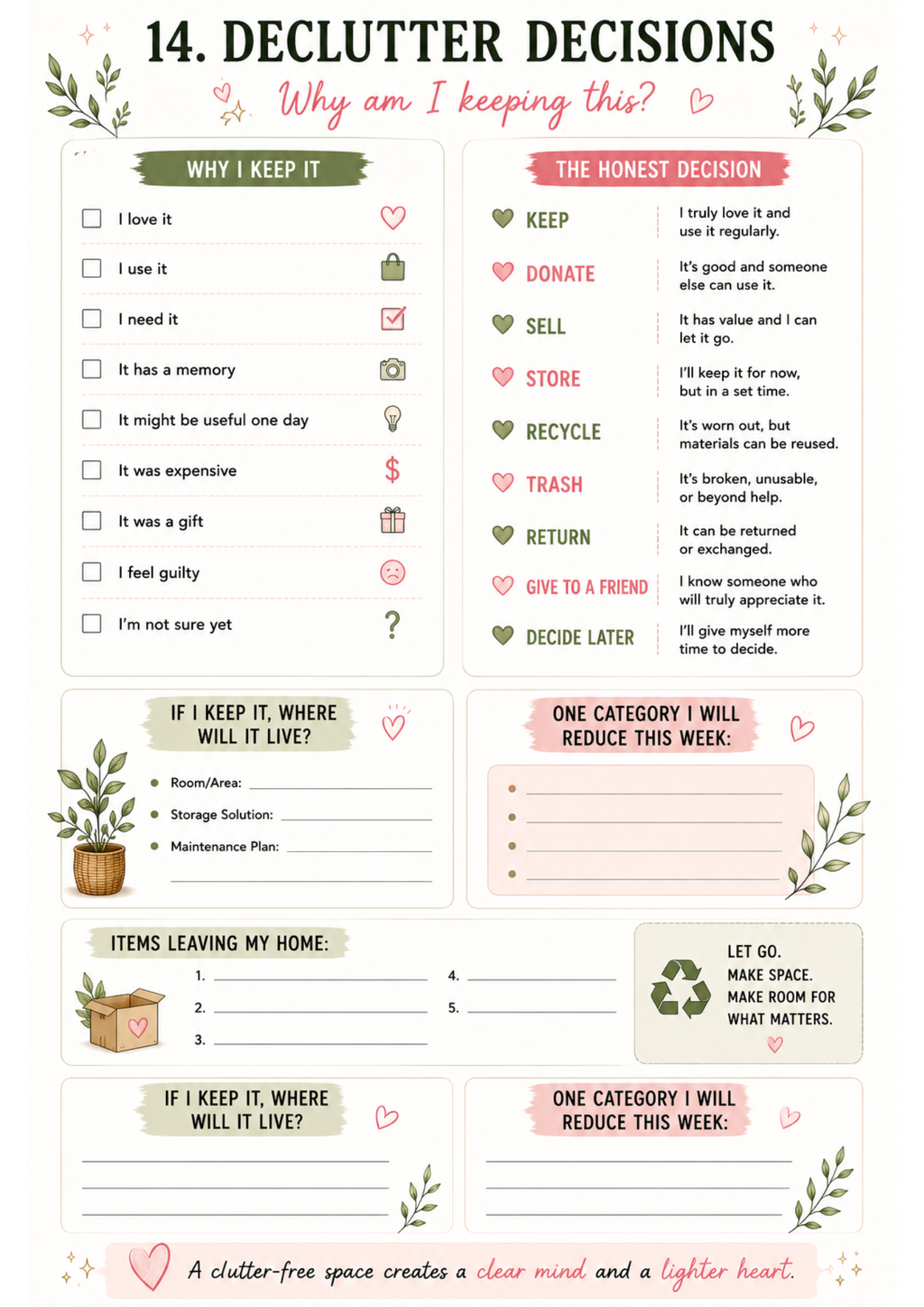THE RESET HOME JOURNAL | Digital Cleaning & Home-Care Planner