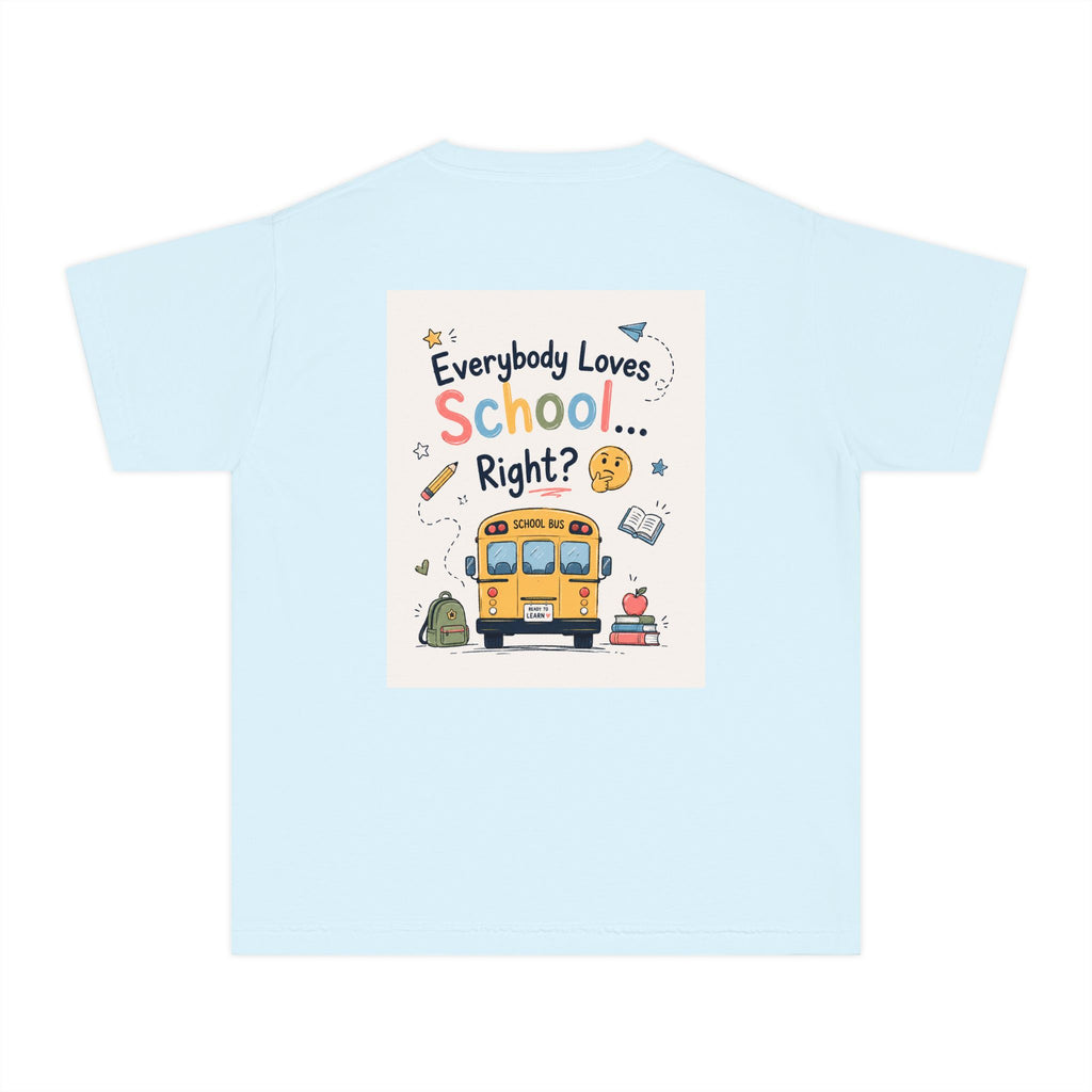 Curious Kid's Imagination Tee - Garment-Dyed Cotton Top