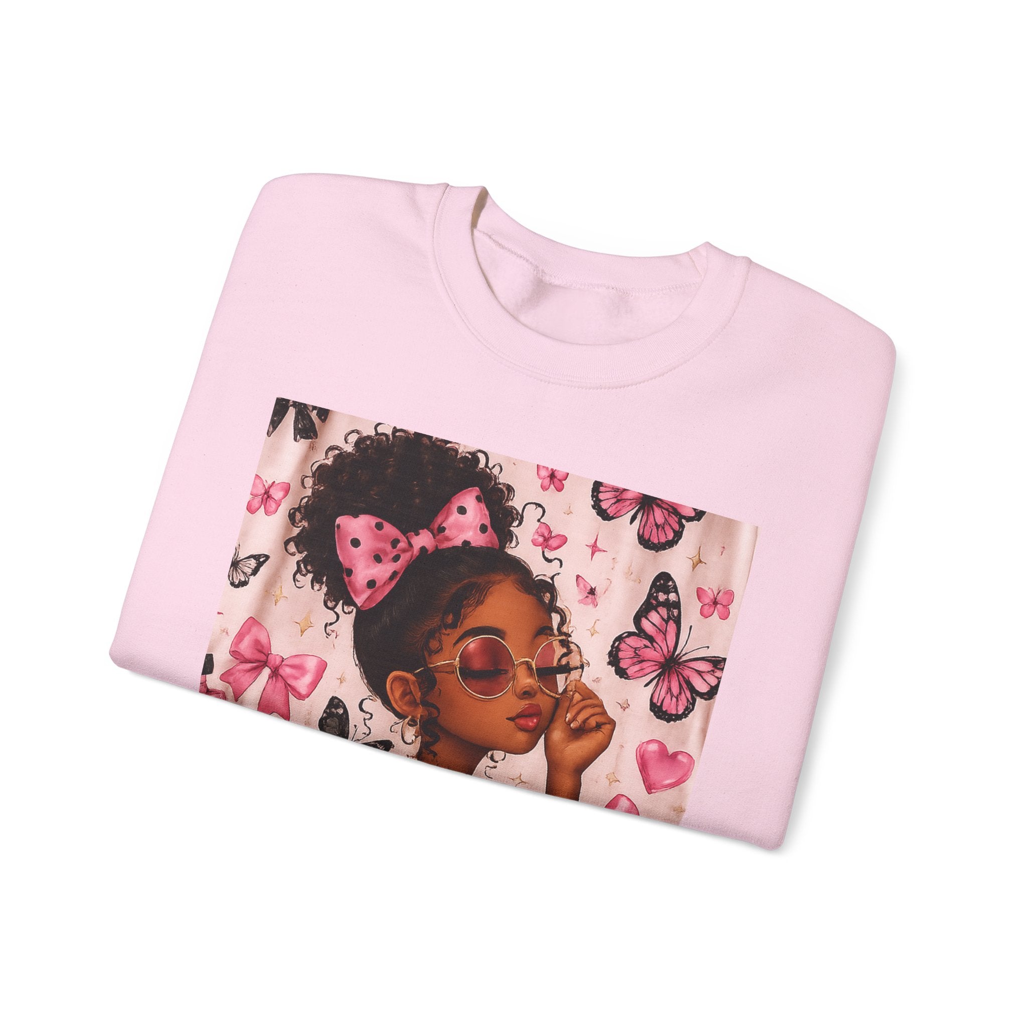 'Be That Girl' Butterfly Afro Girl Sweatshirt