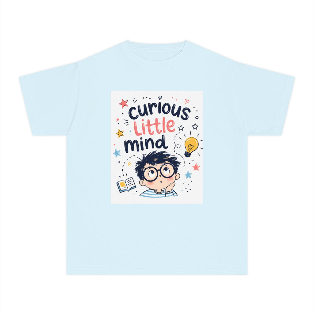 Curious Kid's Imagination Tee - Garment-Dyed Cotton Top