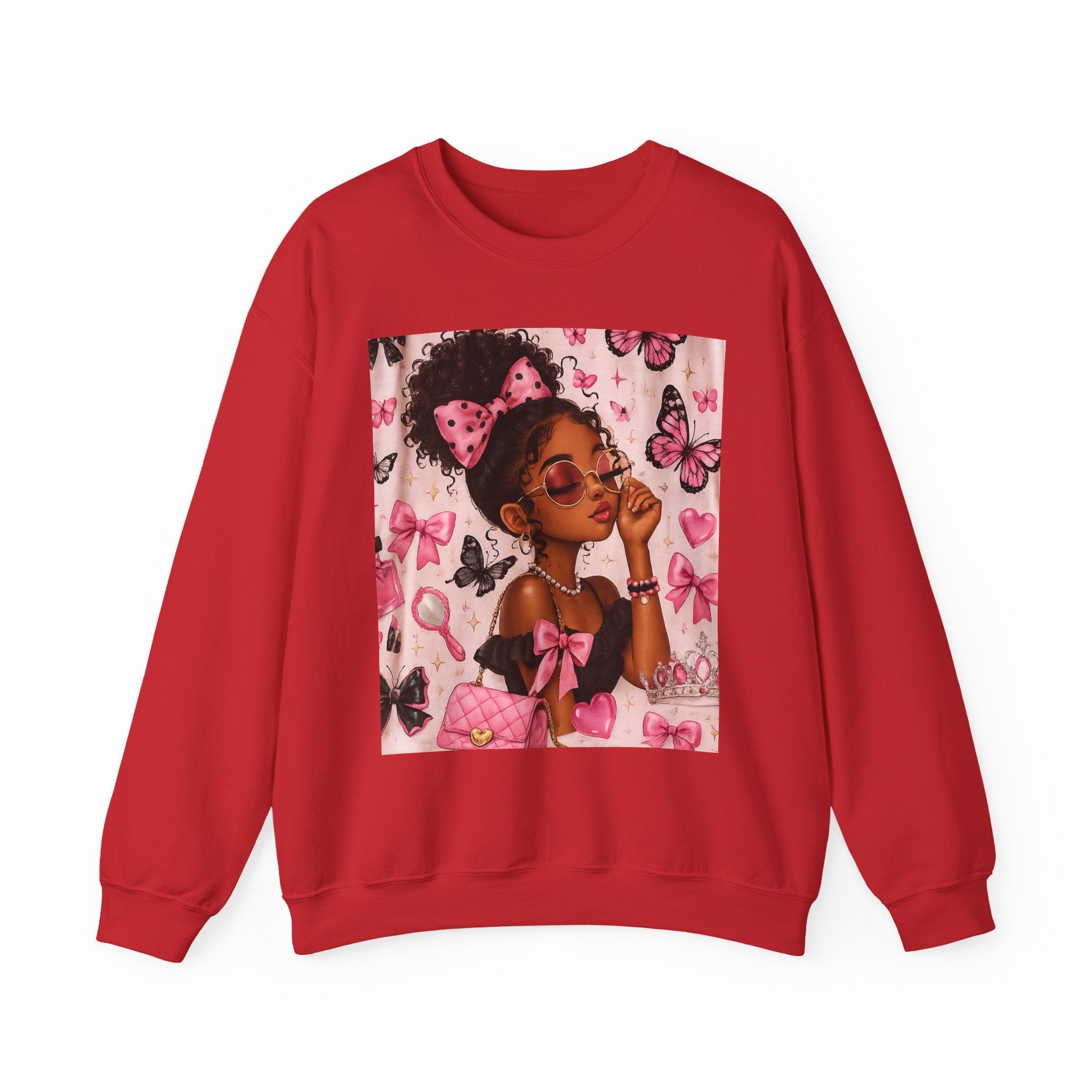 'Be That Girl' Butterfly Afro Girl Sweatshirt