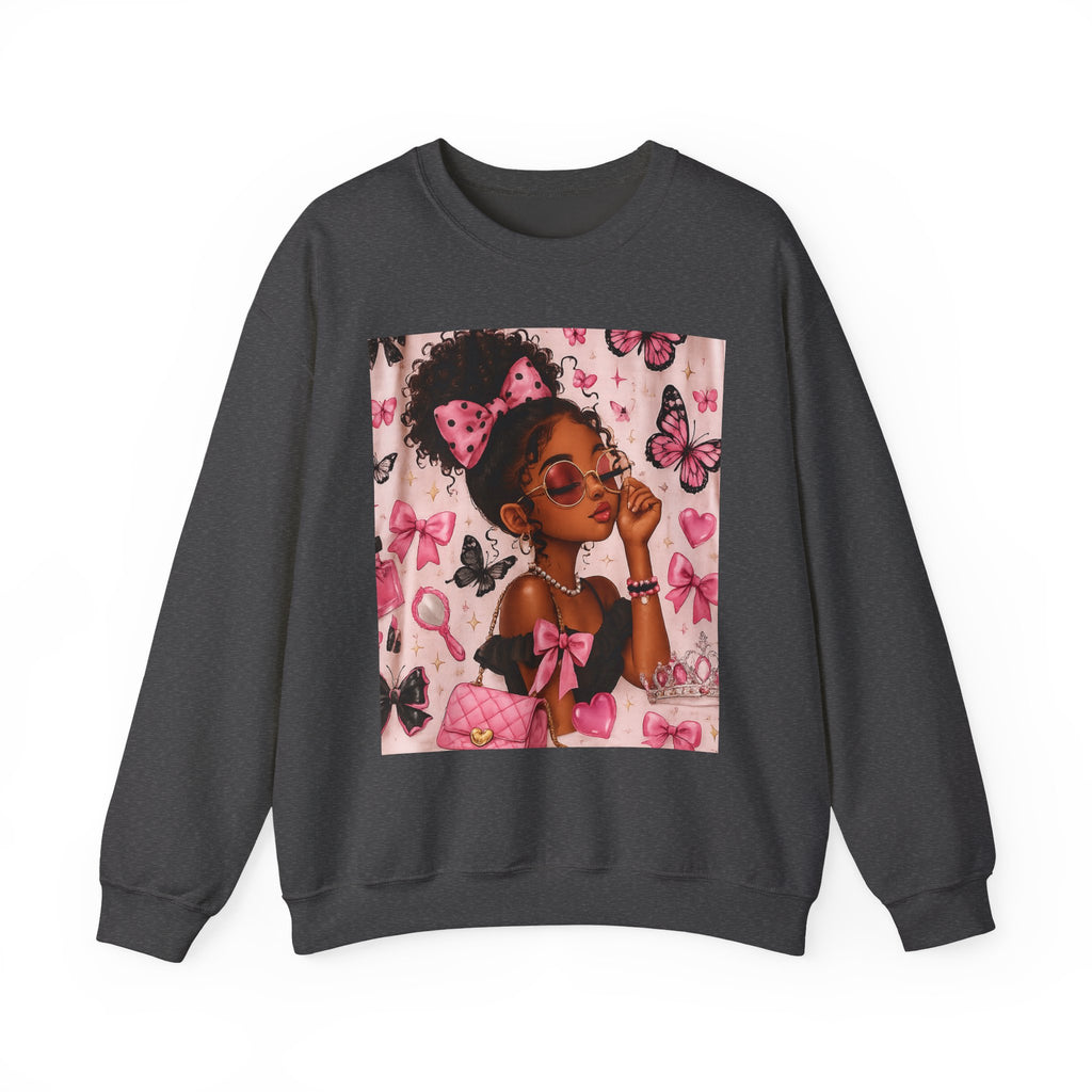 'Be That Girl' Butterfly Afro Girl Sweatshirt