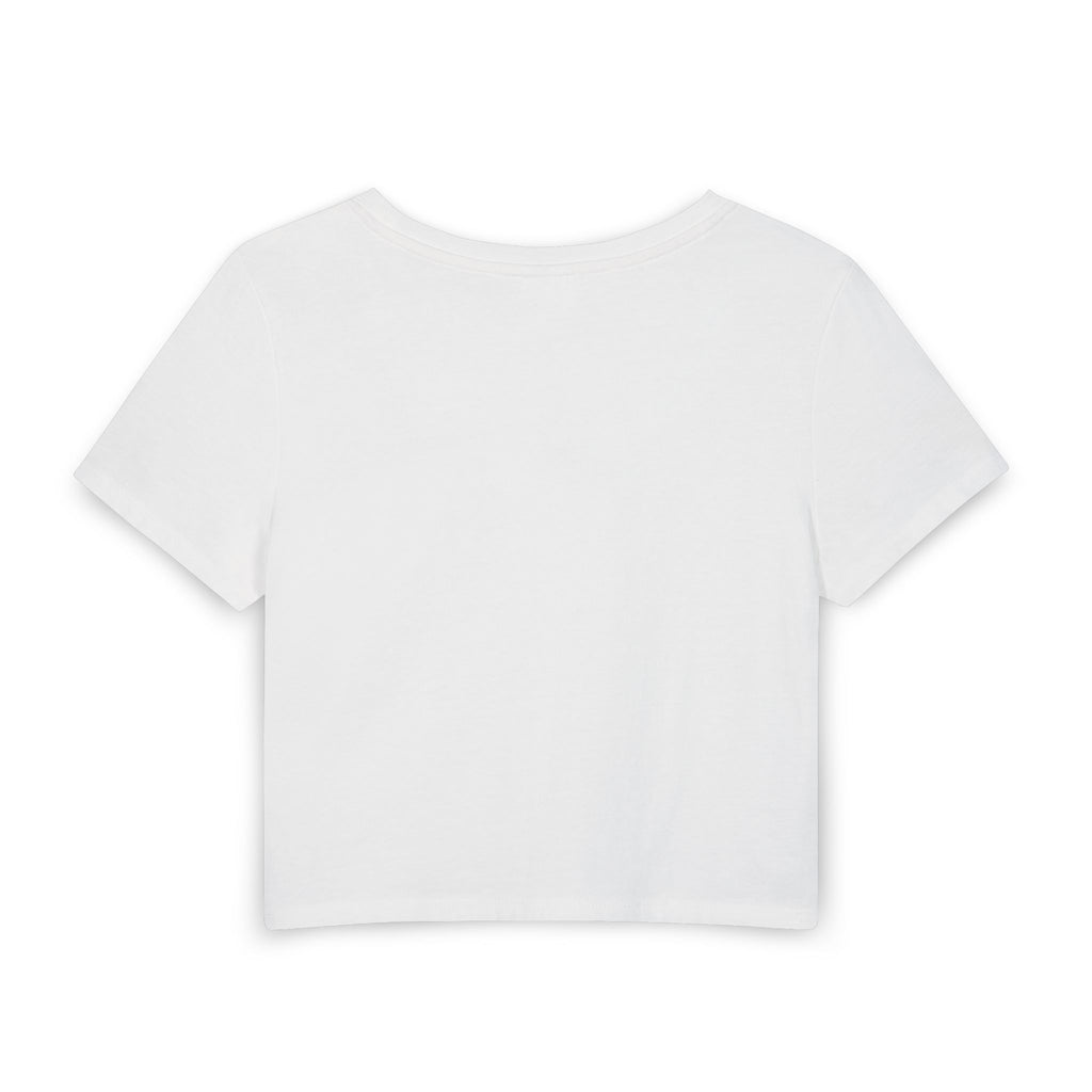 Halloween Ghost Baby Tee — Happy Halloween Cute Spooky Crop Top