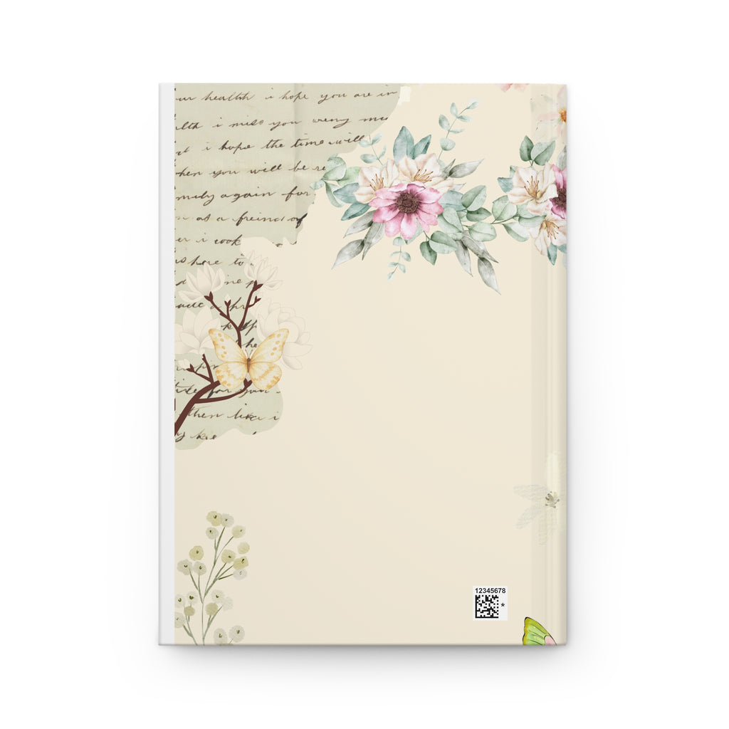 Blush Rose Perforated Hardcover Journal - Lay-Flat Design, 150 Pages