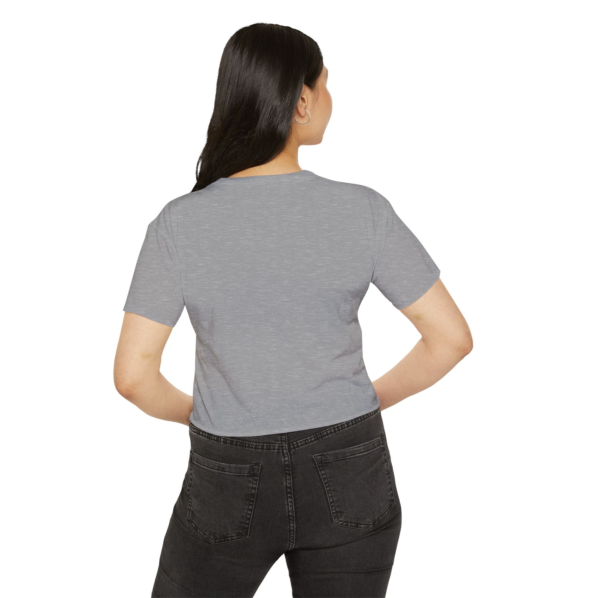 Women's Halloween Crop Top — "I'm a Haunt Mess" Ghost Festival Tee