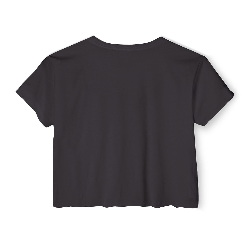 Women's Halloween Crop Top — "I'm a Haunt Mess" Ghost Festival Tee