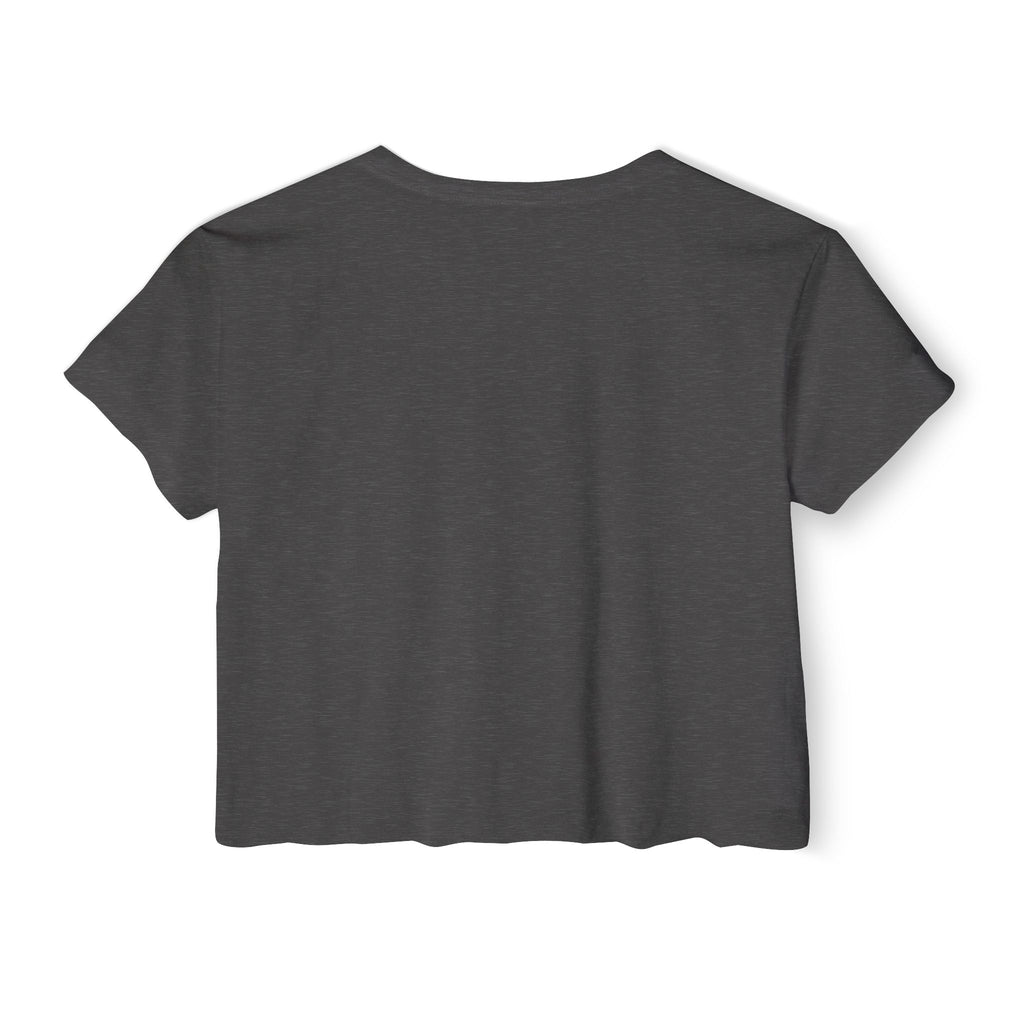 Women's Halloween Crop Top — "I'm a Haunt Mess" Ghost Festival Tee