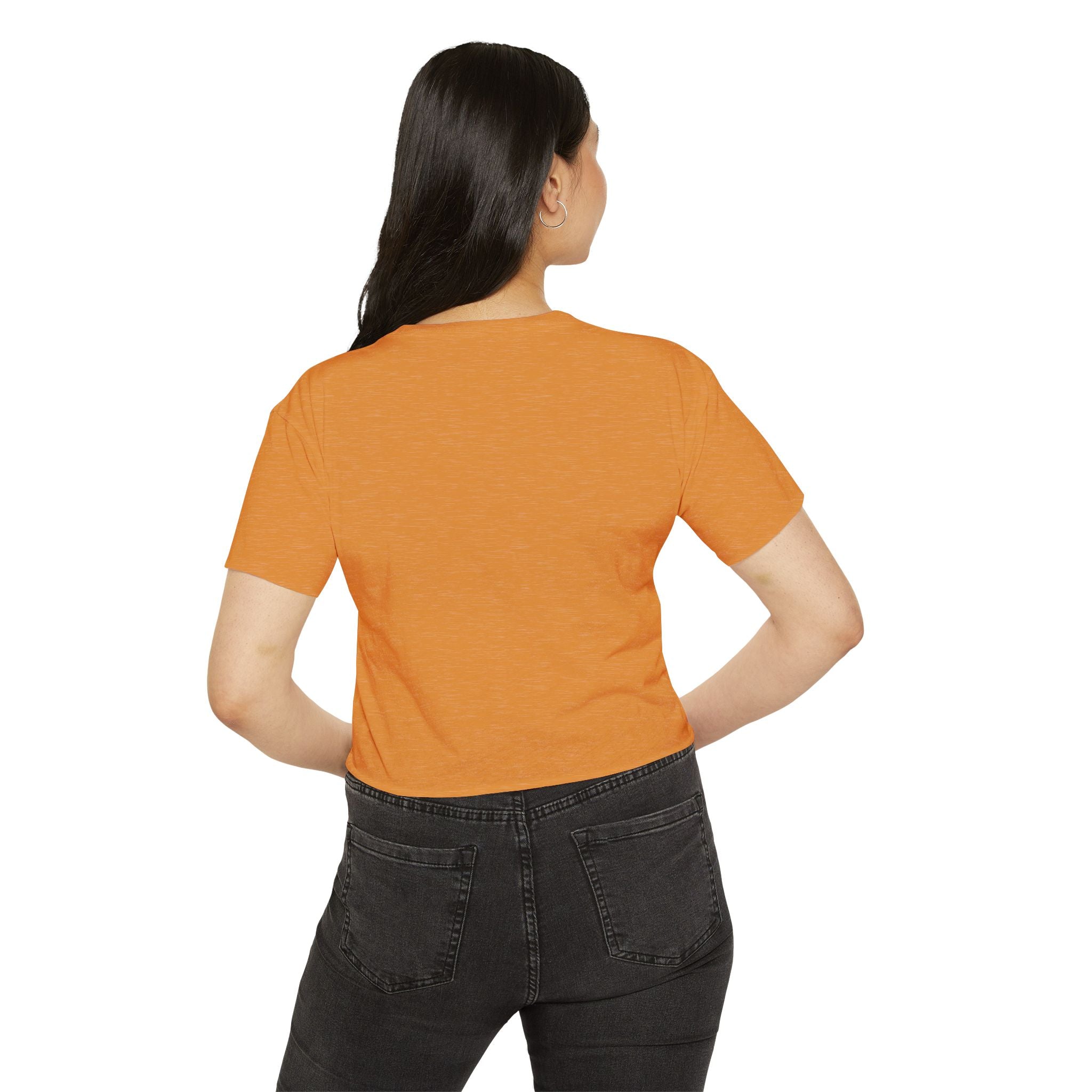 Women's Halloween Crop Top — "I'm a Haunt Mess" Ghost Festival Tee