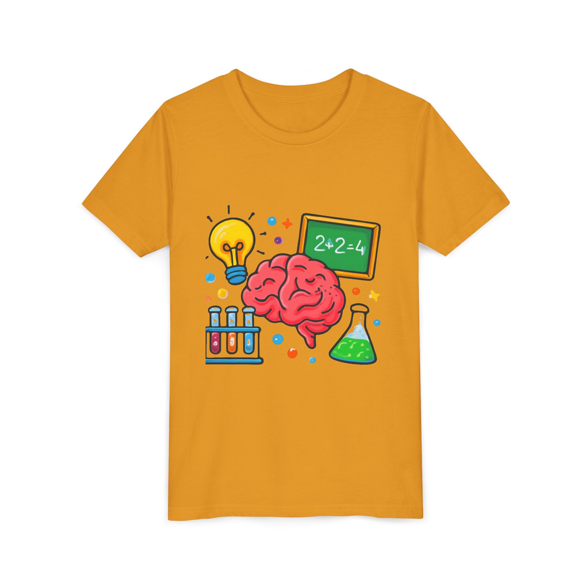 Kids Learning T-Shirt — "Great Minds Are Made From Scratch" Youth Tee