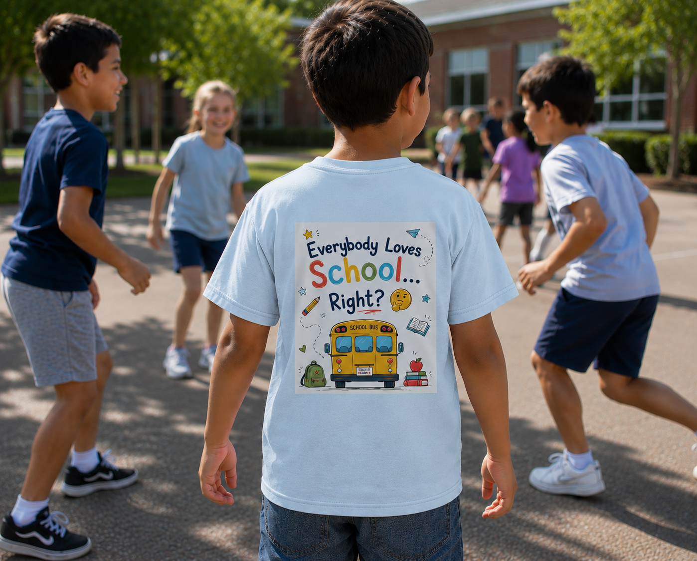 Curious Kid's Imagination Tee - Garment-Dyed Cotton Top