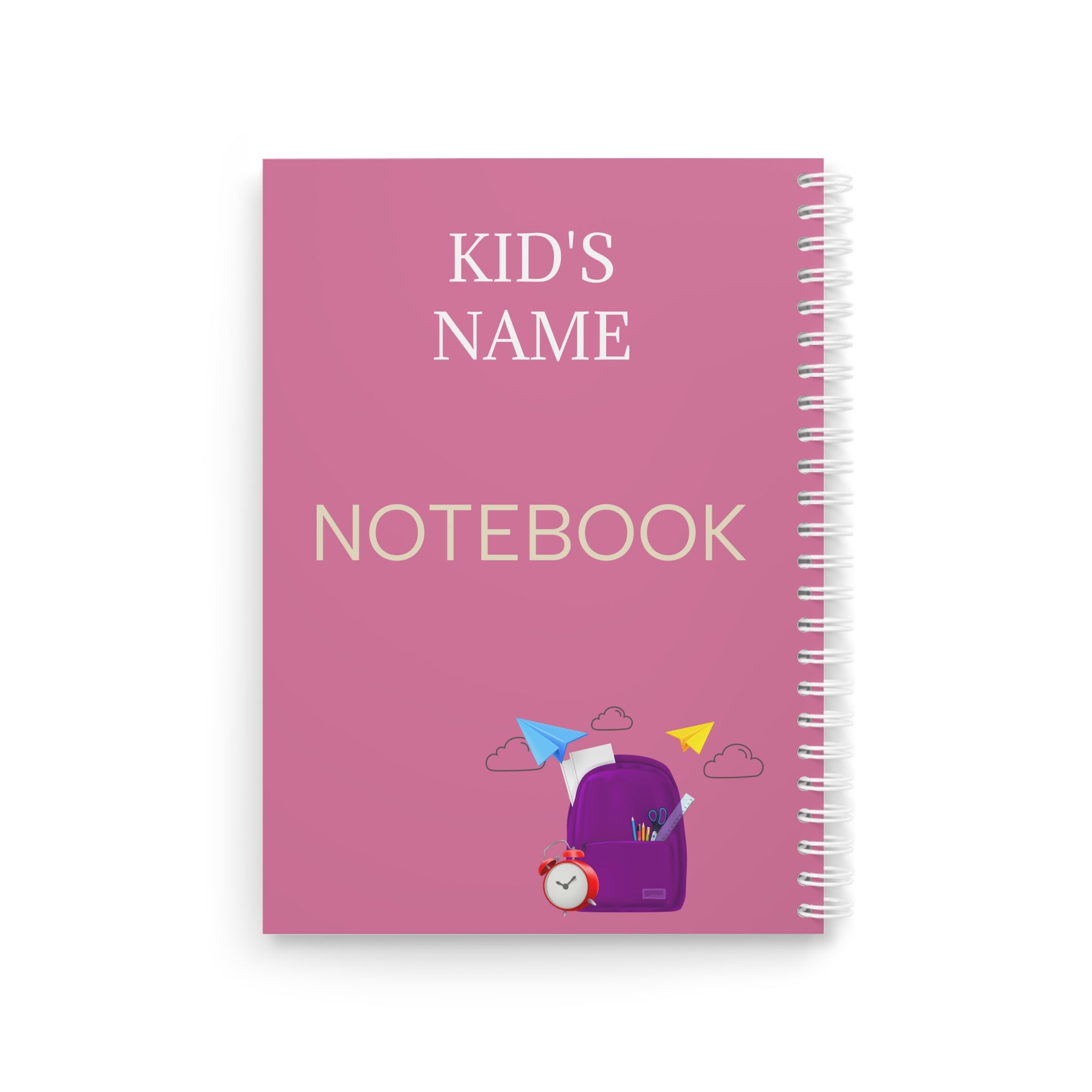 Kids' Creative Doodle Notebook - Vibrant Spiral for Young Artists