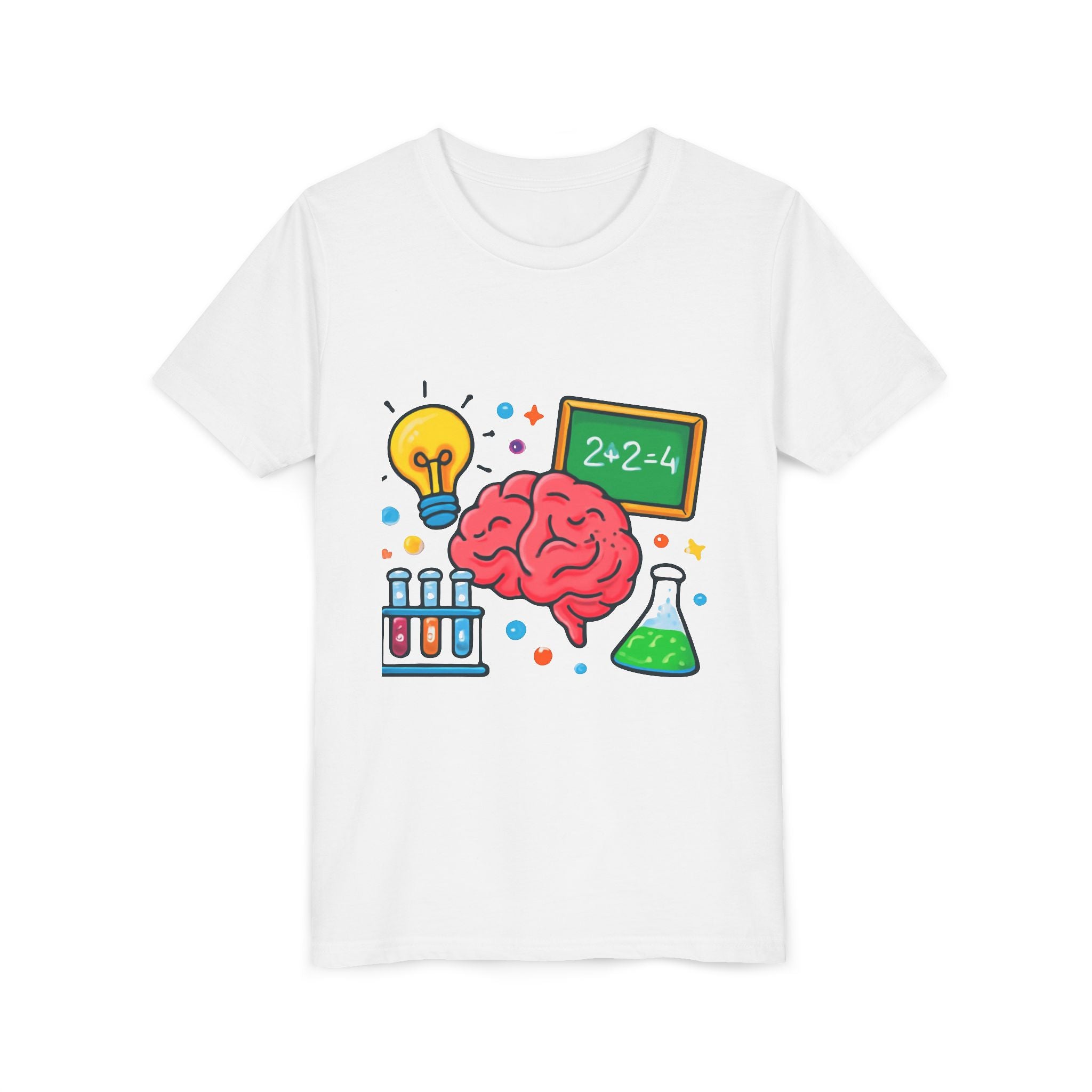 Kids Learning T-Shirt — "Great Minds Are Made From Scratch" Youth Tee