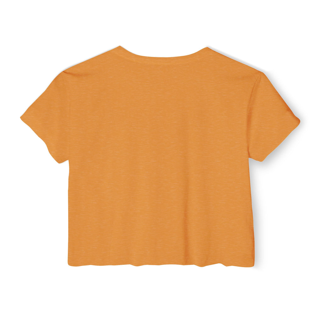 Women's Halloween Crop Top — "I'm a Haunt Mess" Ghost Festival Tee