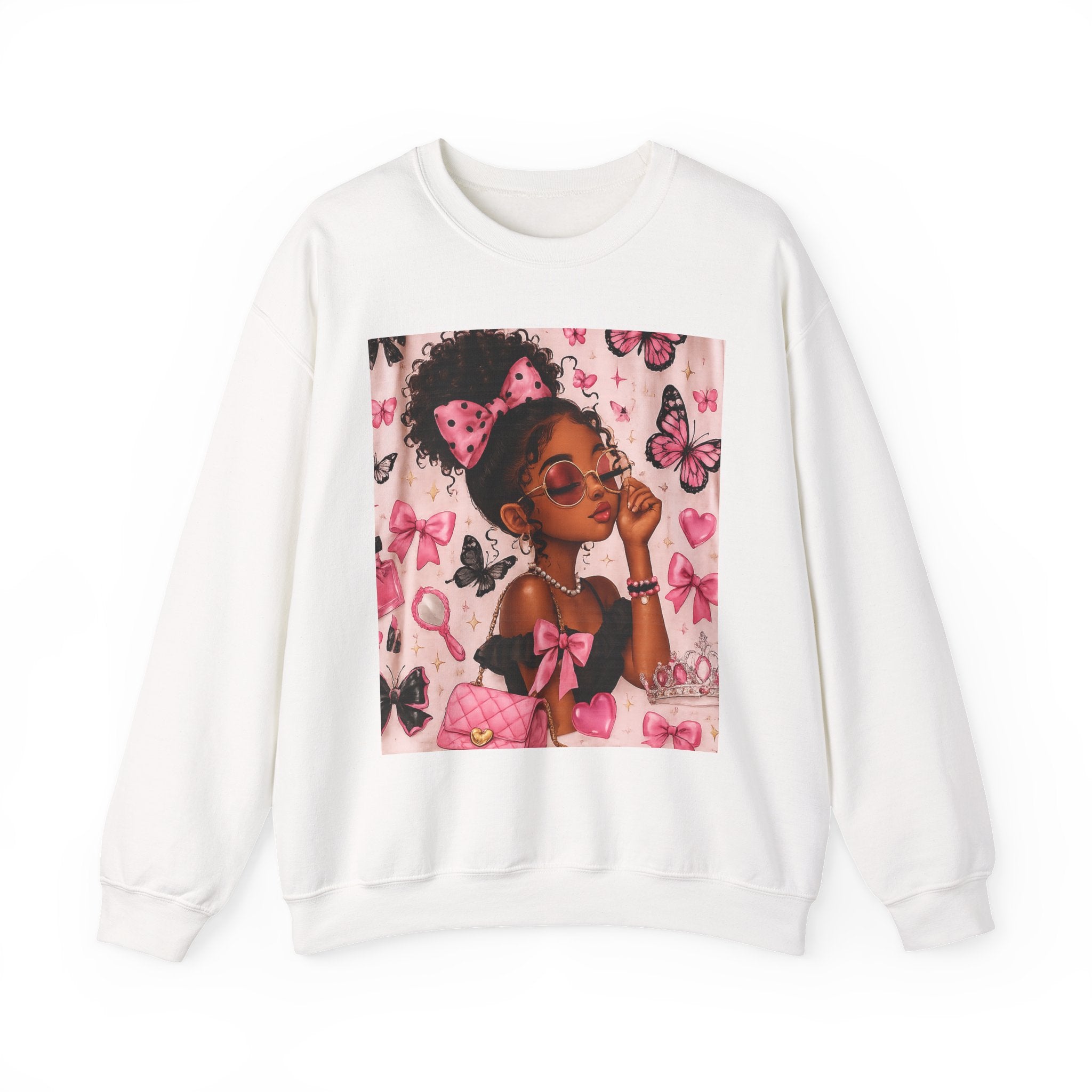 'Be That Girl' Butterfly Afro Girl Sweatshirt