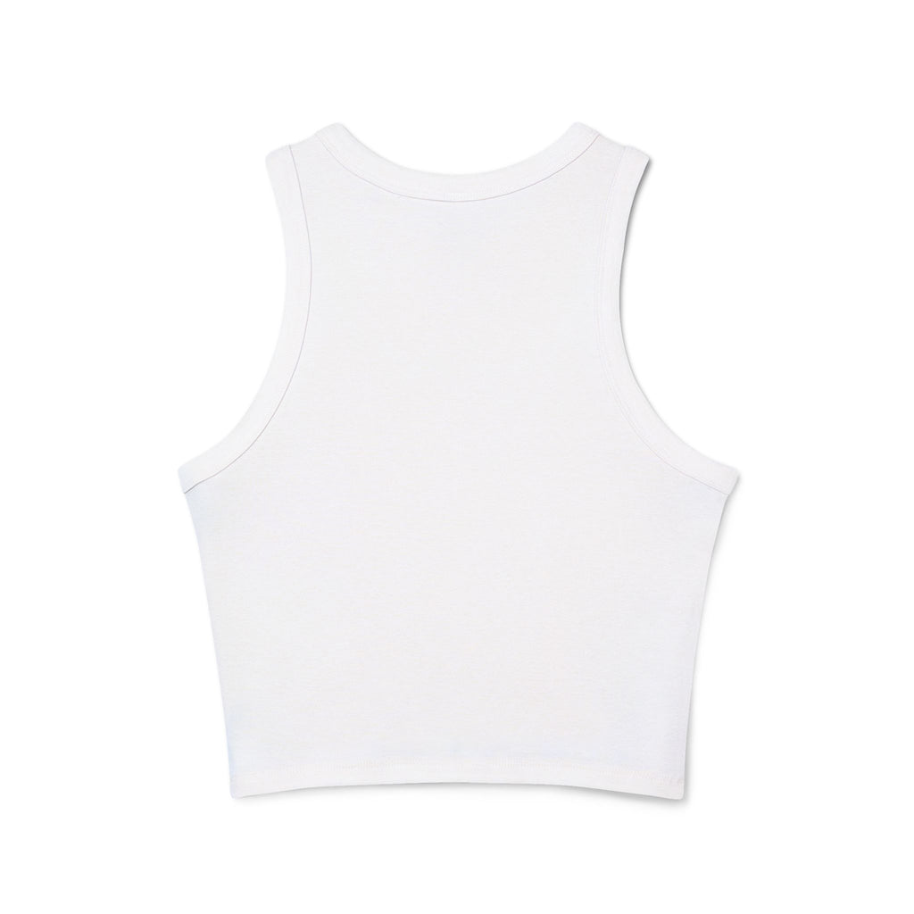 Star Leopard Tank Top — Pink Leopard Print Star Graphic Women's Racer Tank