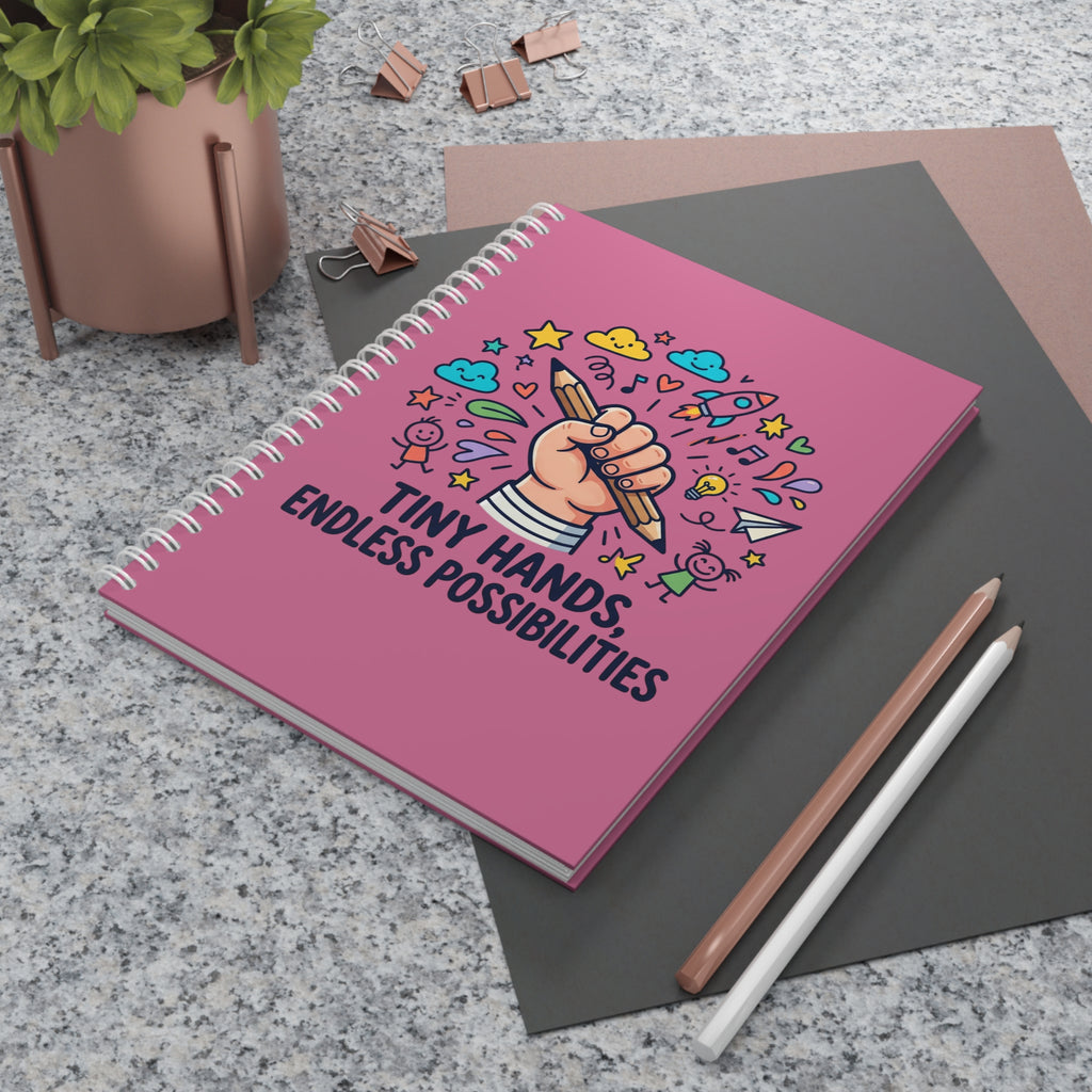 Kids' Creative Doodle Notebook - Vibrant Spiral for Young Artists