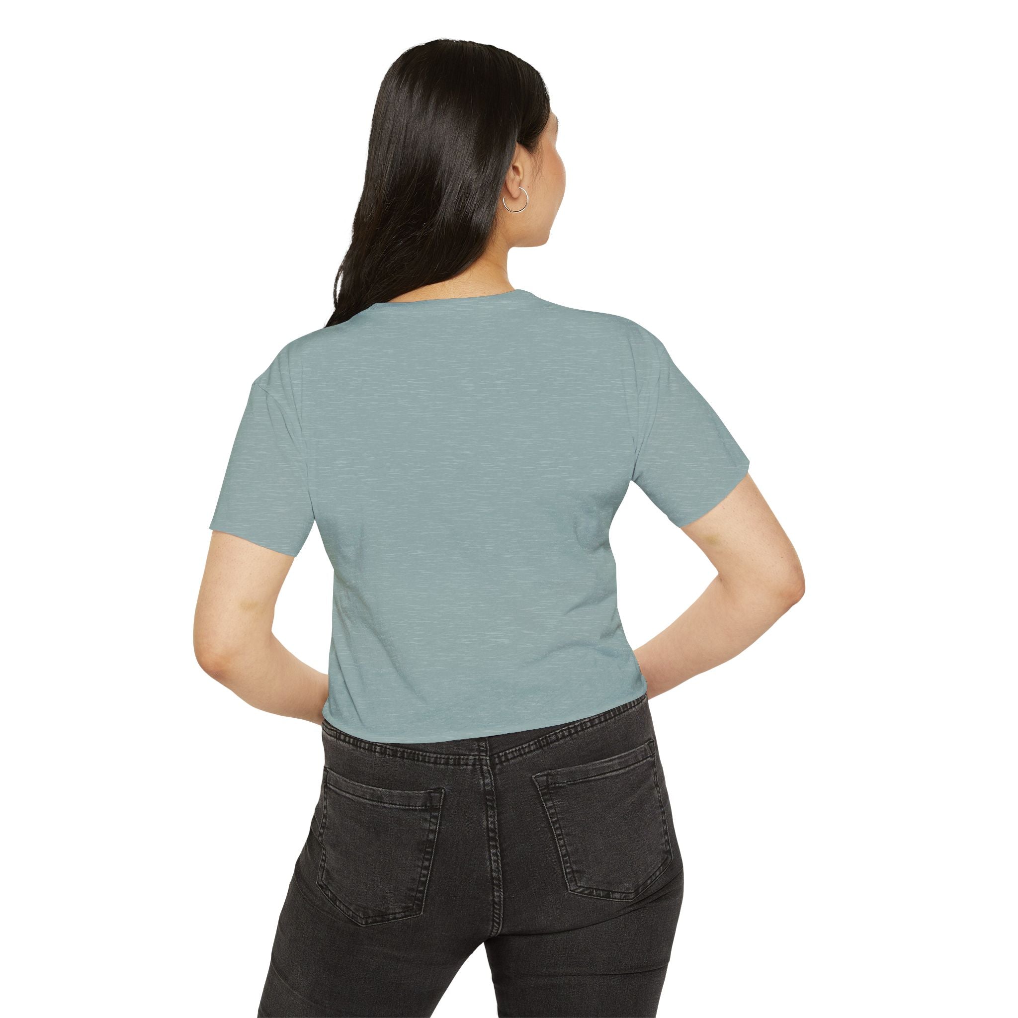 Women's Halloween Crop Top — "I'm a Haunt Mess" Ghost Festival Tee