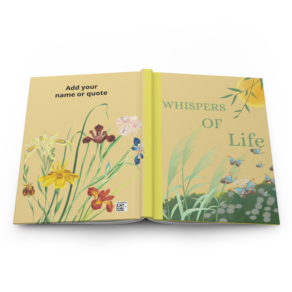 Sunlit Serenity Journal: Floral Design, 150 Lined Pages, Lay-Flat Binding