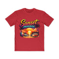 Sunset Paradise Graphic Tee — Retro Beach Surf T-Shirt