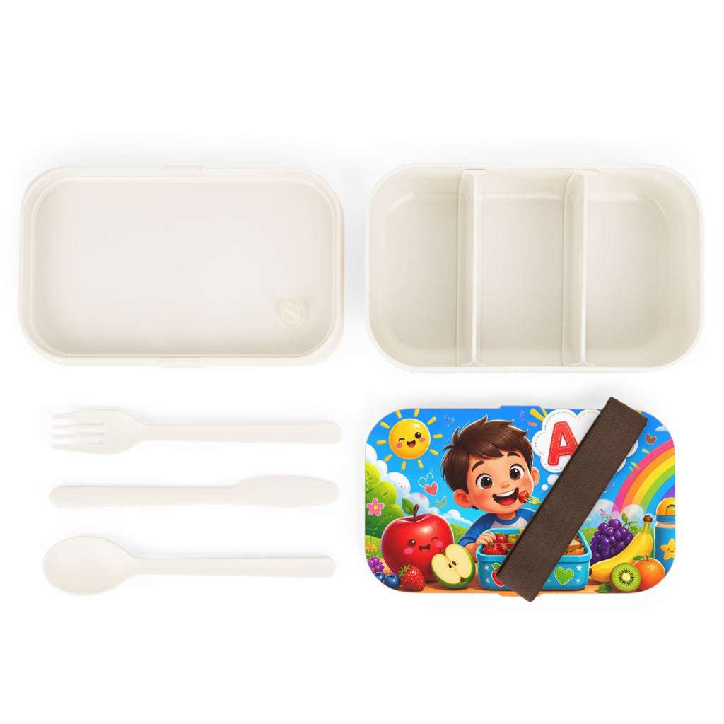 Bento Box — Kids’ A++ Lunchbox with Cute Cartoon Snack Scene