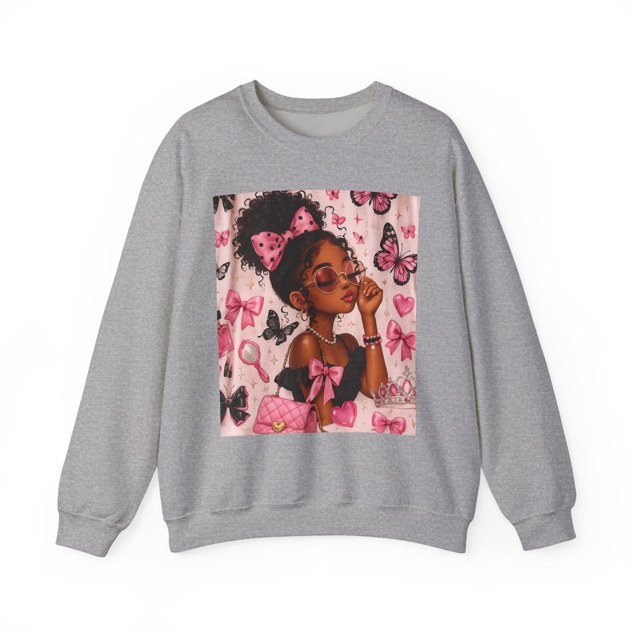 'Be That Girl' Butterfly Afro Girl Sweatshirt