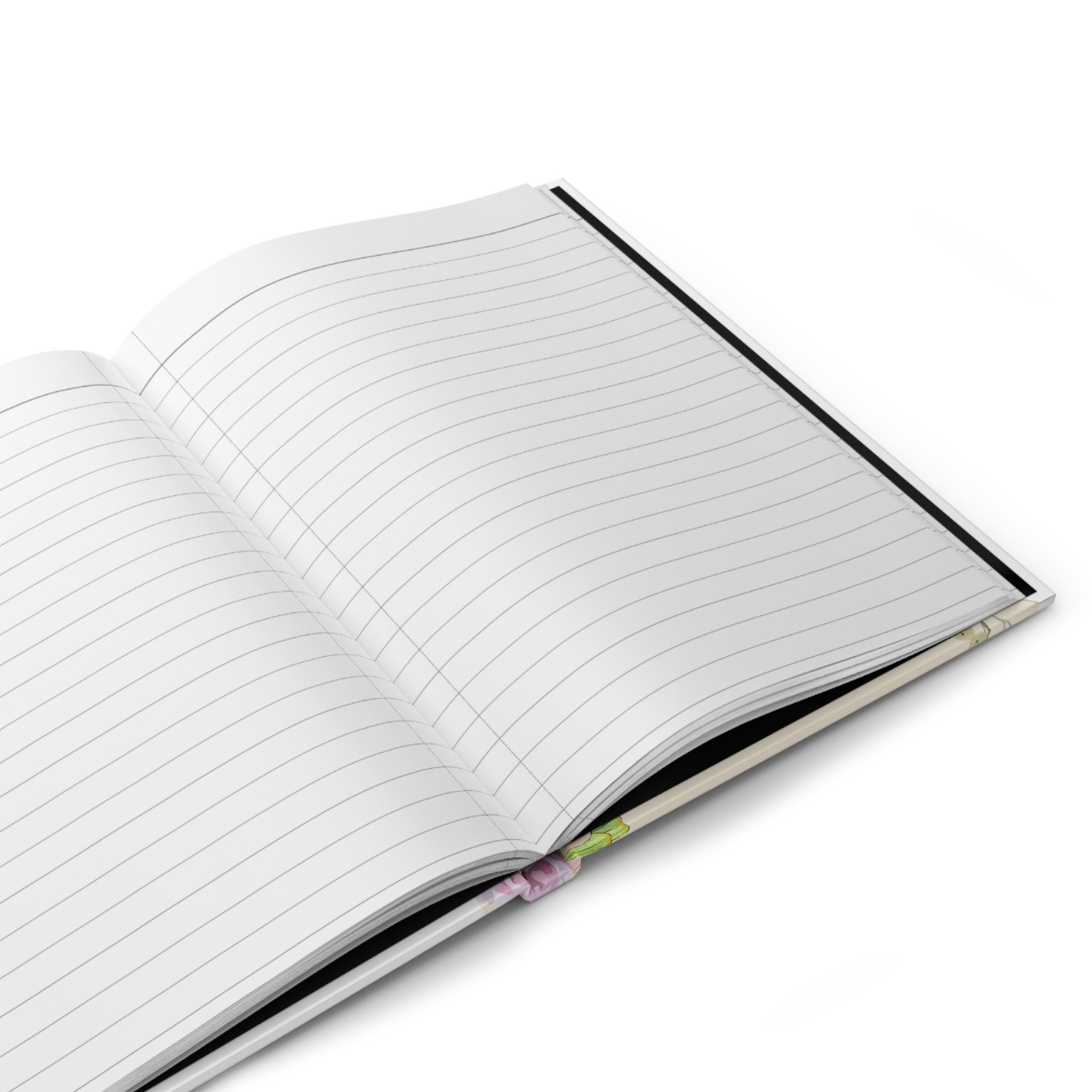 Blush Rose Perforated Hardcover Journal - Lay-Flat Design, 150 Pages