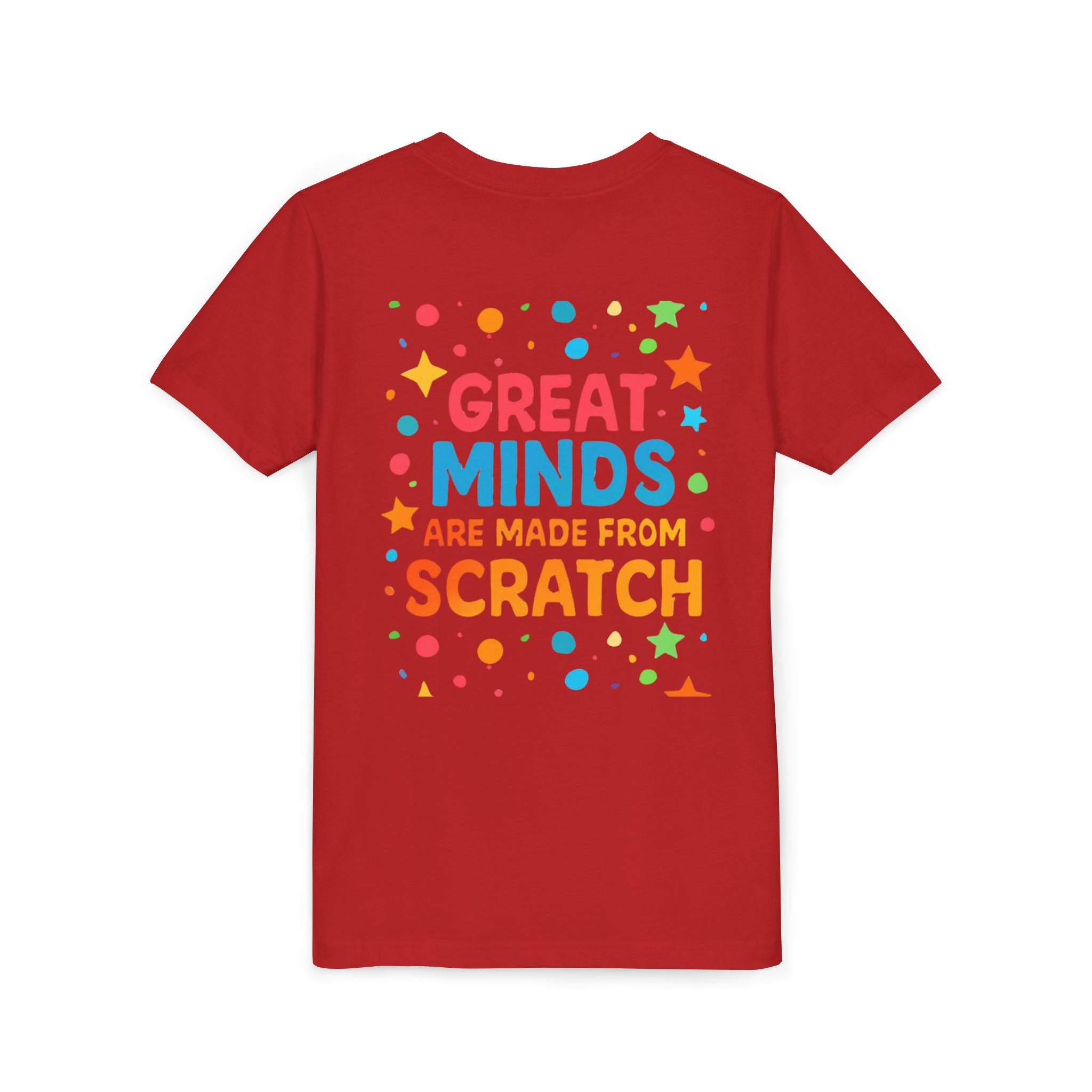 Kids Learning T-Shirt — "Great Minds Are Made From Scratch" Youth Tee