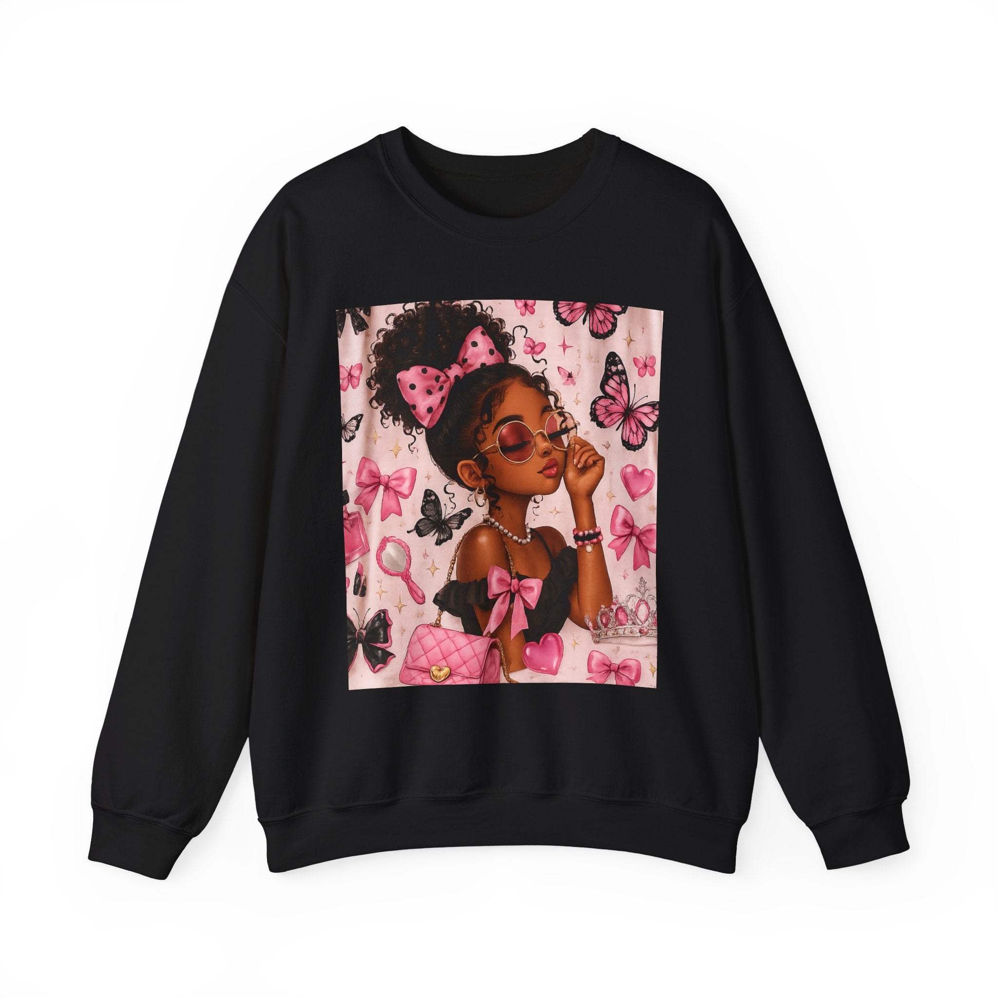 'Be That Girl' Butterfly Afro Girl Sweatshirt