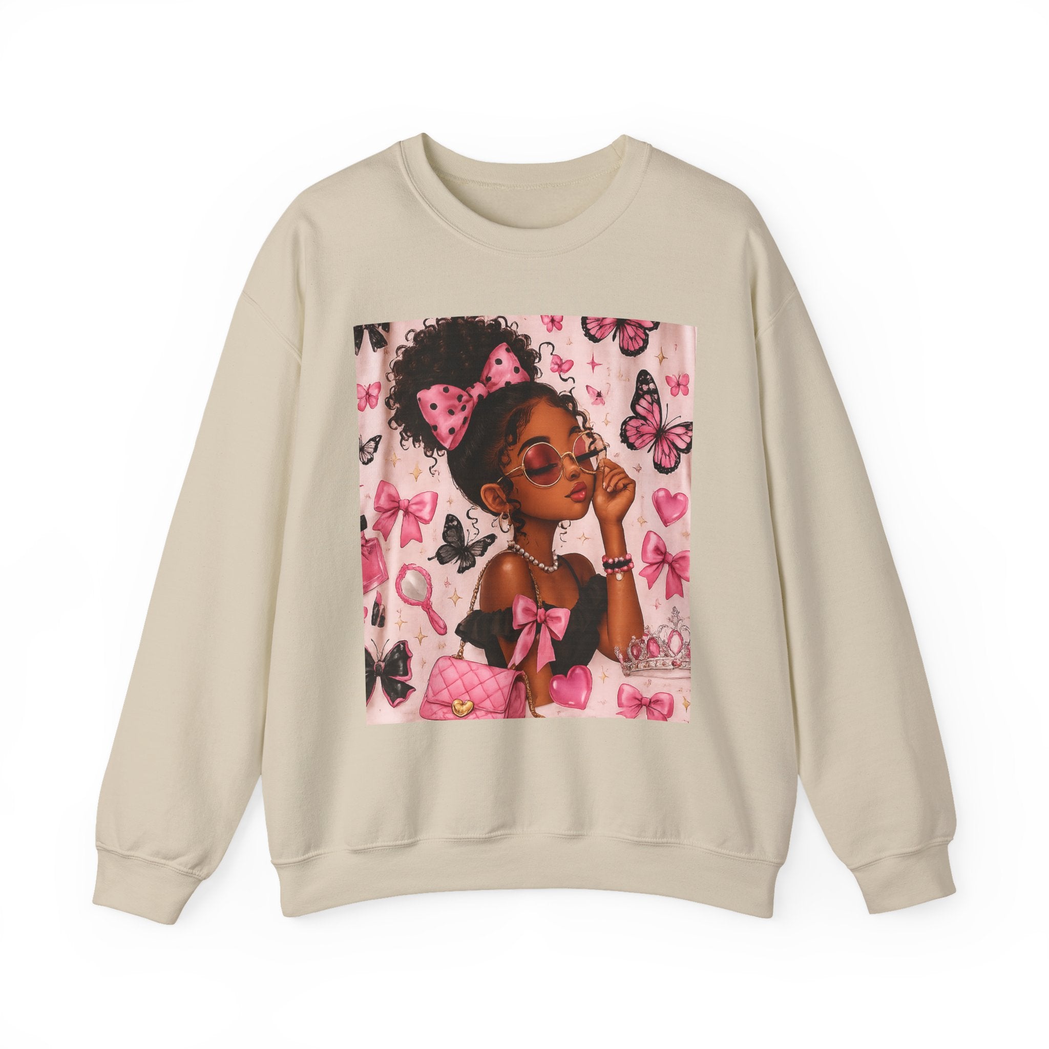 'Be That Girl' Butterfly Afro Girl Sweatshirt