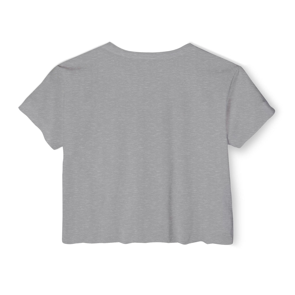 Women's Halloween Crop Top — "I'm a Haunt Mess" Ghost Festival Tee
