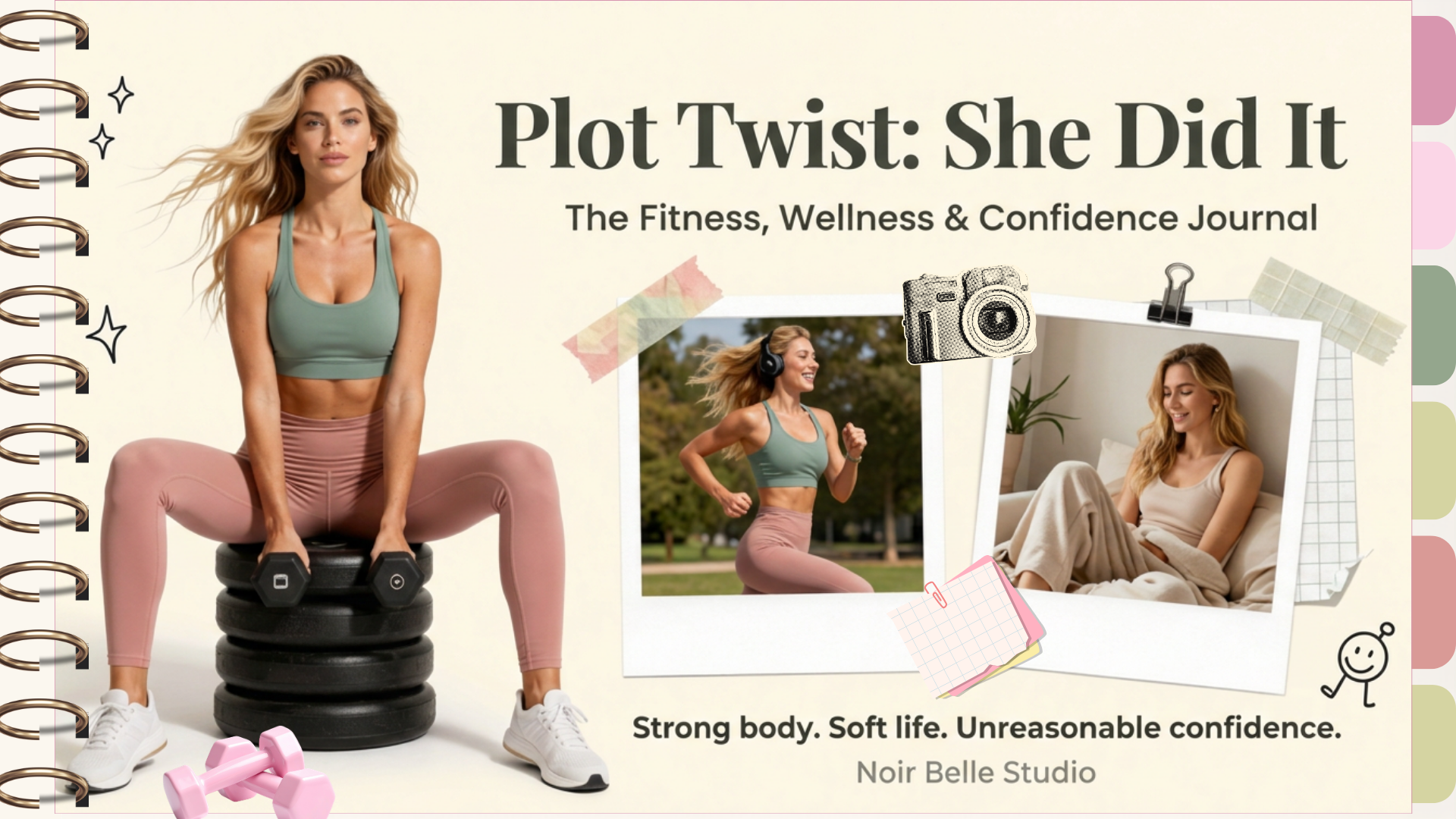 PLOT TWIST: SHE DID IT FITNESS JOURNAL