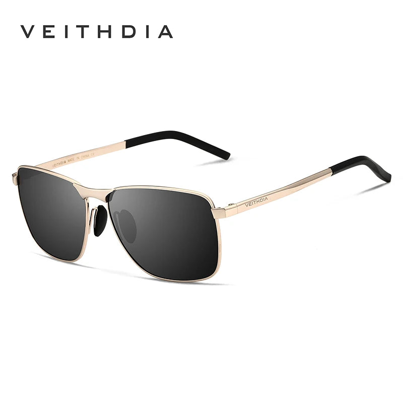 VEITHDIA Brand Men's Vintage Sports Sunglasses Polarized UV400 Lens Eyewear Accessories Male Outdoor Sun Glasses For Women V2462