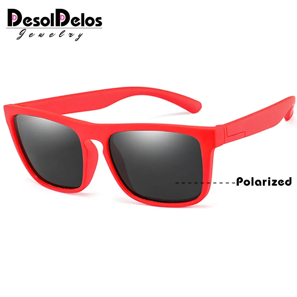 2024 Sunglasses Kids Girls Boys Polarized Children Sun Glasses PC UV Protection Eyeglasses Eyewear High Quality D323