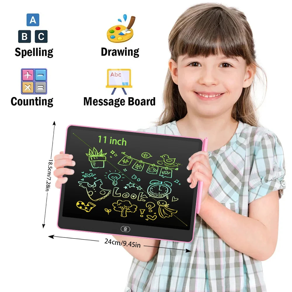 Kids' LCD Writing & Drawing Tablet – 11, 13 & 16 Inch
