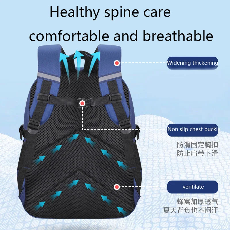 Kids' Astronaut Waterproof School Backpack – 2 Sizes, 3 Colors