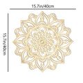 Moroccan Mandala Metal Wall Art – Boho Living Room Decor