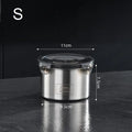 Airtight Stainless Steel Storage Jars Set – 3 Sizes