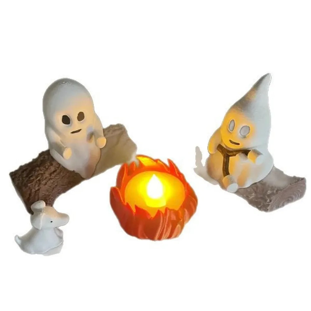 Halloween Ghost Campfire Outdoor Decor Set